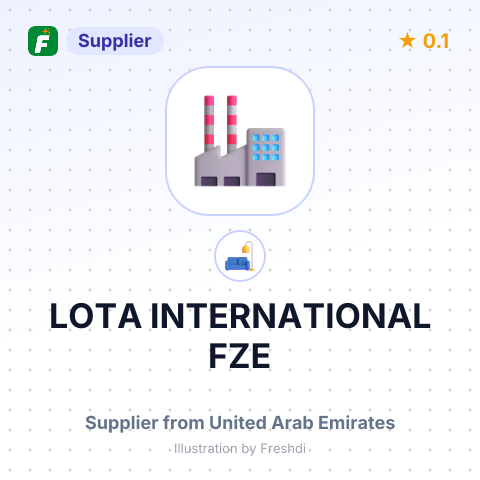LOTA INTERNATIONAL FZE – summary card, no photo uploaded yet