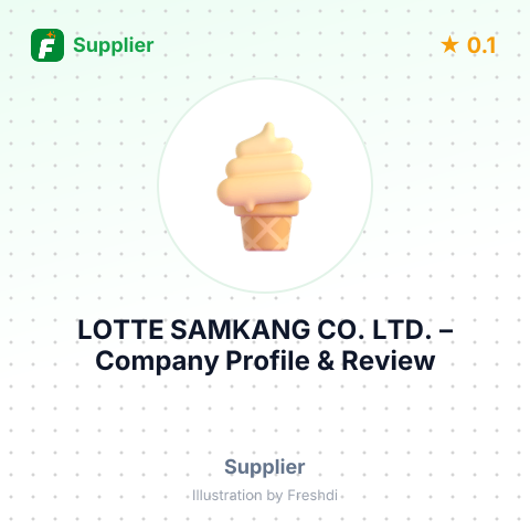 LOTTE SAMKANG CO.,LTD. – summary card, no photo uploaded yet