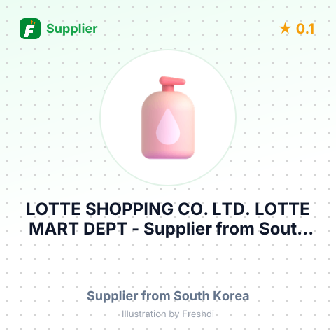 LOTTE SHOPPING CO. LTD. LOTTE MART DEPT – summary card, no photo uploaded yet