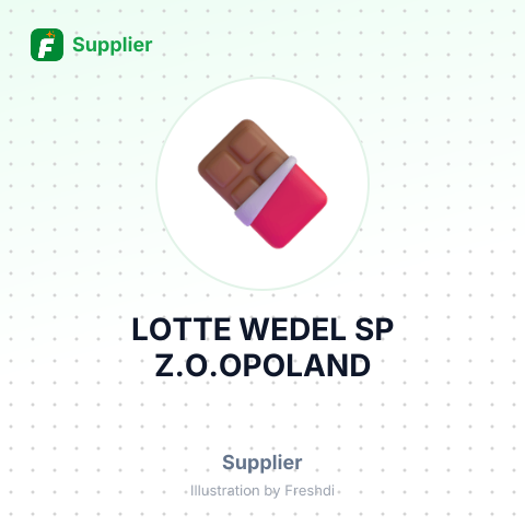 LOTTE WEDEL SP Z.O.OPOLAND – summary card, no photo uploaded yet