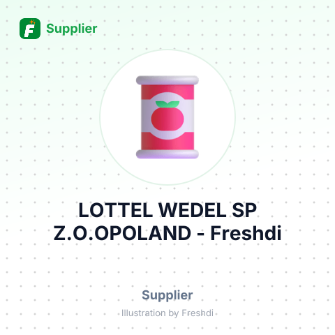 LOTTEL WEDEL SP Z.O.OPOLAND – summary card, no photo uploaded yet