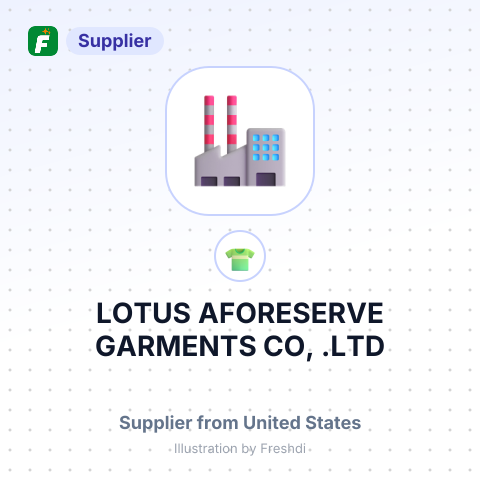 LOTUS AFORESERVE GARMENTS CO, .LTD – summary card, no photo uploaded yet