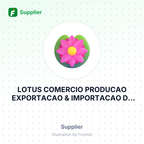 LOTUS COMERCIO PRODUCAO EXPORTACAO & IMPORTACAO DE FRUTAS LTDA – summary card, no photo uploaded yet
