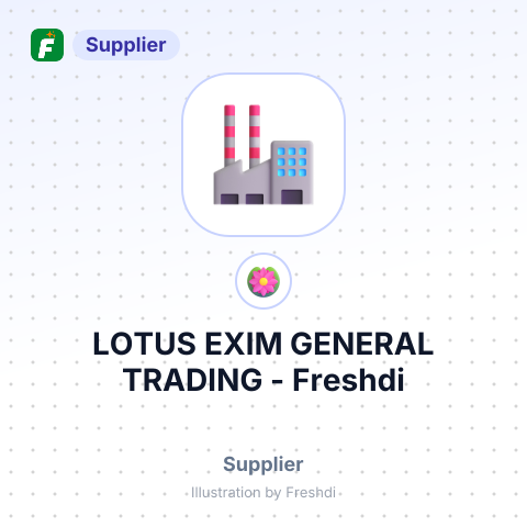 LOTUS EXIM GENERAL TRADING – summary card, no photo uploaded yet