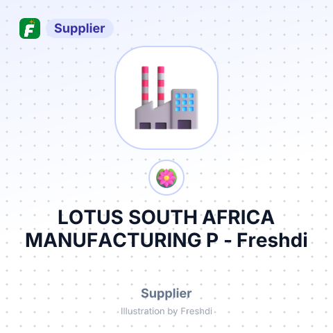 LOTUS SOUTH AFRICA MANUFACTURING P – summary card, no photo uploaded yet