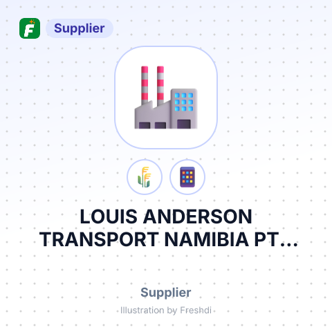 LOUIS ANDERSON TRANSPORT NAMIBIA PTY LTD – summary card, no photo uploaded yet