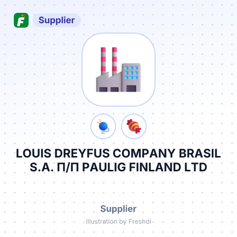 LOUIS DREYFUS COMPANY BRASIL S.A. П/П PAULIG FINLAND LTD – summary card, no photo uploaded yet