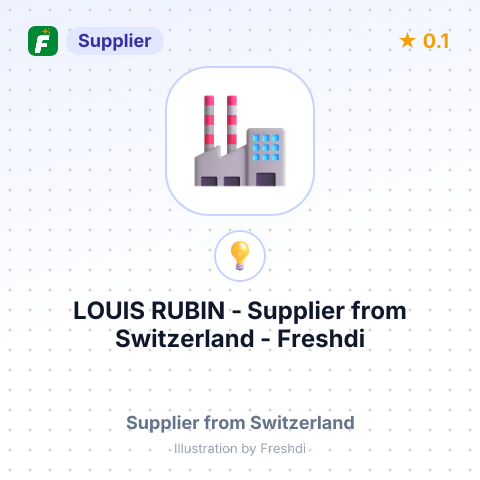 LOUIS RUBIN – summary card, no photo uploaded yet