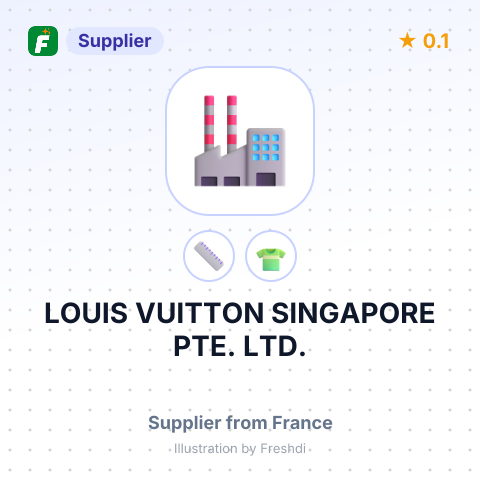 LOUIS VUITTON SINGAPORE PTE. LTD. – summary card, no photo uploaded yet