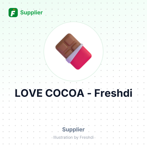 LOVE COCOA – summary card, no photo uploaded yet