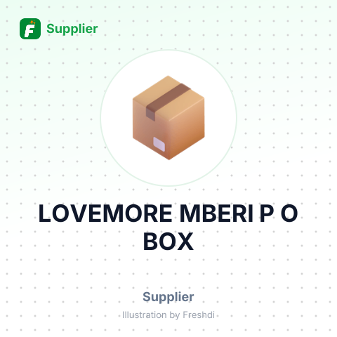 LOVEMORE MBERI P O BOX – summary card, no photo uploaded yet