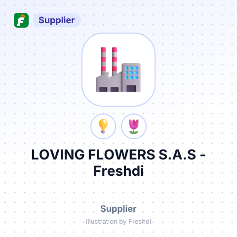 LOVING FLOWERS S.A.S – summary card, no photo uploaded yet