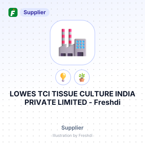 LOWES TCI TISSUE CULTURE INDIA PRIVATE LIMITED – summary card, no photo uploaded yet