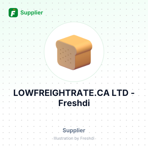 LOWFREIGHTRATE.CA LTD – summary card, no photo uploaded yet