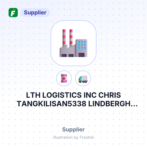 LTH LOGISTICS INC CHRIS TANGKILISAN5338 LINDBERGH LNBELL, CA – summary card, no photo uploaded yet