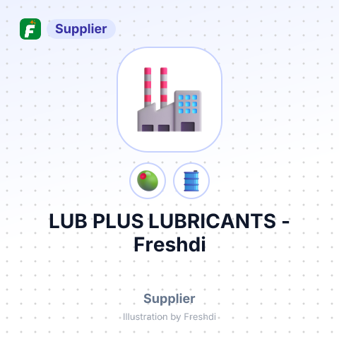 LUB PLUS LUBRICANTS – summary card, no photo uploaded yet