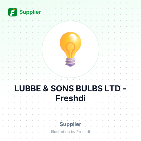 LUBBE & SONS BULBS LTD – summary card, no photo uploaded yet