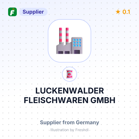LUCKENWALDER FLEISCHWAREN GMBH – summary card, no photo uploaded yet