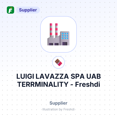 LUIGI LAVAZZA SPA UAB TERRMINALITY – summary card, no photo uploaded yet