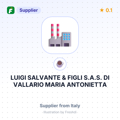 LUIGI SALVANTE & FIGLI S.A.S. DI VALLARIO MARIA ANTONIETTA – summary card, no photo uploaded yet