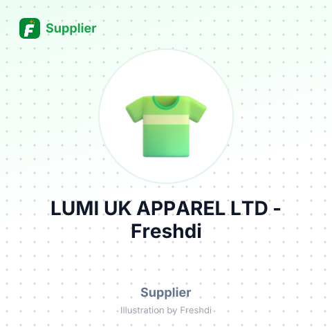 LUMI UK APPAREL LTD – summary card, no photo uploaded yet
