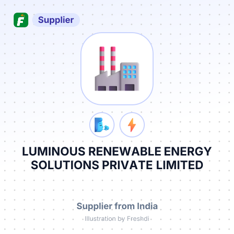 LUMINOUS RENEWABLE ENERGY SOLUTIONS PRIVATE LIMITED – summary card, no photo uploaded yet