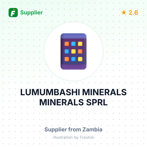 LUMUMBASHI MINERALS MINERALS SPRL – summary card, no photo uploaded yet