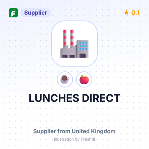 LUNCHES DIRECT – summary card, no photo uploaded yet