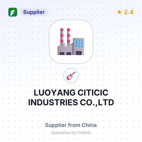 LUOYANG CITICIC INDUSTRIES CO.,LTD – summary card, no photo uploaded yet