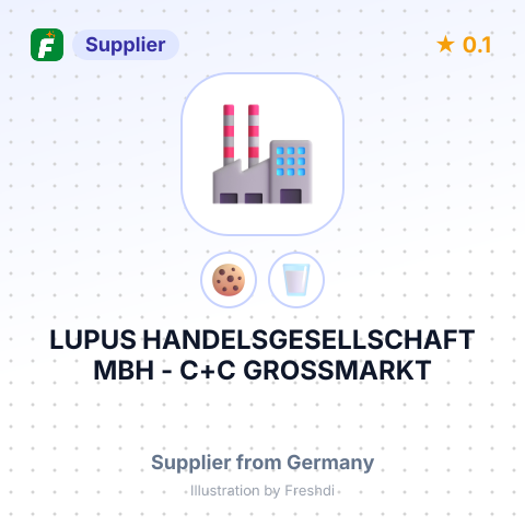 LUPUS HANDELSGESELLSCHAFT MBH - C+C GROSSMARKT – summary card, no photo uploaded yet