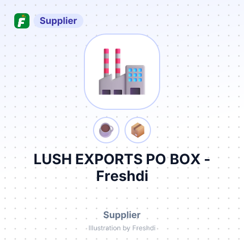 LUSH EXPORTS PO BOX – summary card, no photo uploaded yet