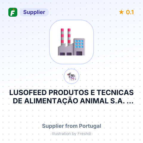 LUSOFEED PRODUTOS E TECNICAS DE ALIMENTAÇÃO ANIMAL S.A. – summary card, no photo uploaded yet
