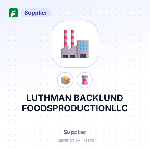 LUTHMAN BACKLUND FOODSPRODUCTIONLLC – summary card, no photo uploaded yet