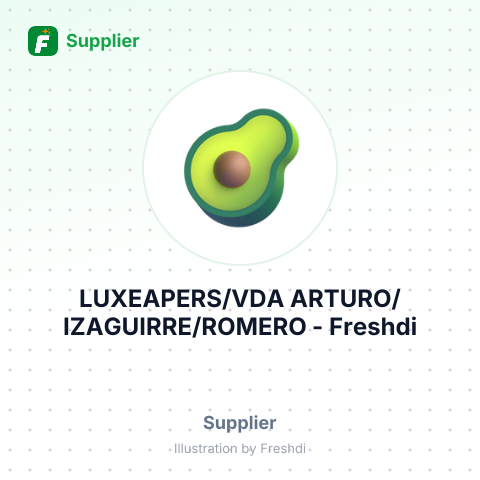 LUXEAPERS/VDA ARTURO/IZAGUIRRE/ROMERO – summary card, no photo uploaded yet