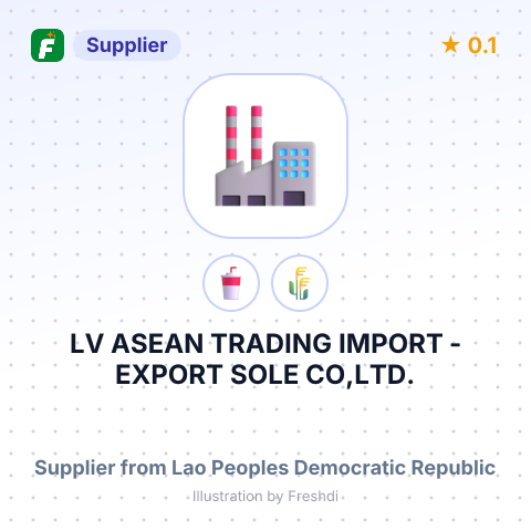 LV ASEAN TRADING IMPORT - EXPORT SOLE CO,LTD. – summary card, no photo uploaded yet