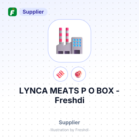 LYNCA MEATS P O BOX – summary card, no photo uploaded yet