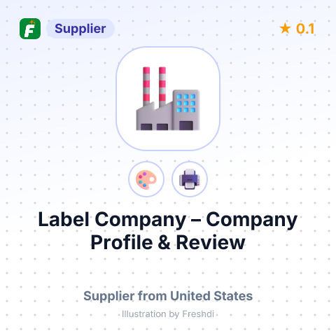 Label Company – summary card, no photo uploaded yet