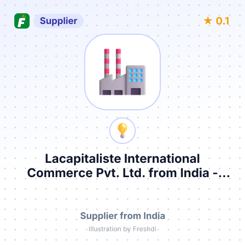 Lacapitaliste International Commerce Pvt. Ltd.  – summary card, no photo uploaded yet