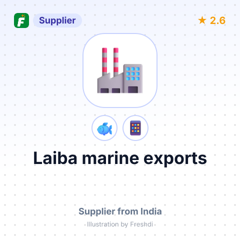 Laiba marine exports – summary card, no photo uploaded yet