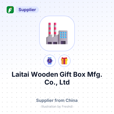 Laitai Wooden Gift Box Mfg. Co., Ltd – summary card, no photo uploaded yet
