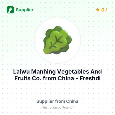Laiwu Manhing Vegetables And Fruits Co.  – summary card, no photo uploaded yet