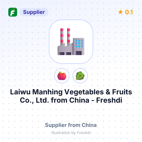 Laiwu Manhing Vegetables & Fruits Co., Ltd.  – summary card, no photo uploaded yet