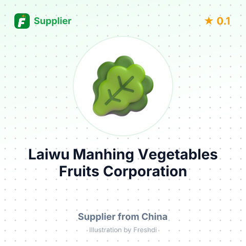 Laiwu Manhing Vegetables Fruits Corporation  – summary card, no photo uploaded yet