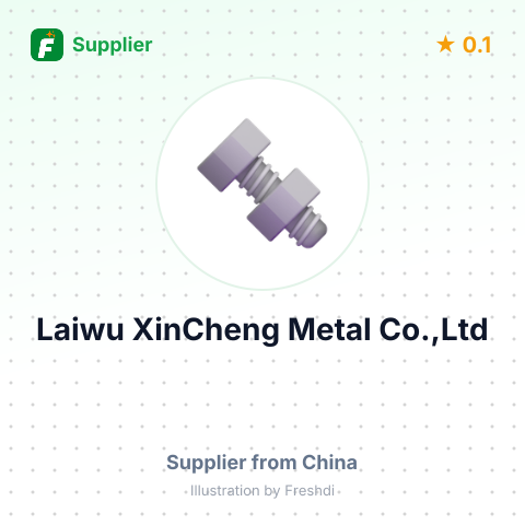 Laiwu XinCheng Metal Co.,Ltd – summary card, no photo uploaded yet