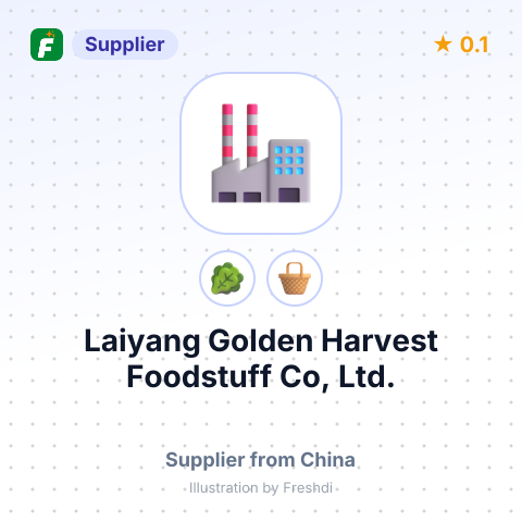 Laiyang Golden Harvest Foodstuff Co, Ltd. – summary card, no photo uploaded yet