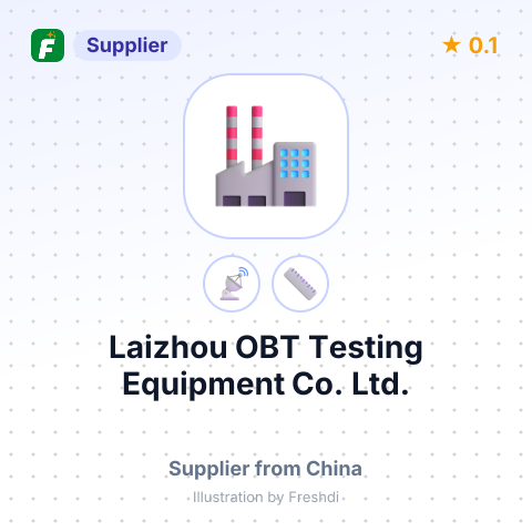 Laizhou OBT Testing Equipment Co., Ltd. – summary card, no photo uploaded yet
