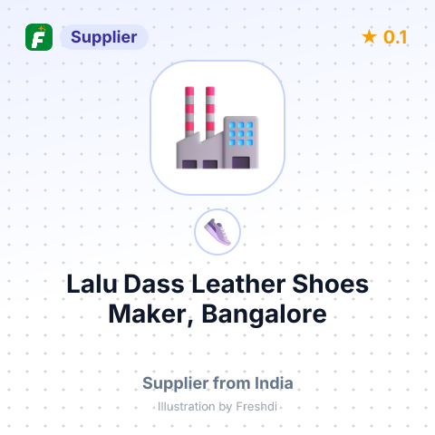 Lalu Dass Leather Shoes Maker, Bangalore – summary card, no photo uploaded yet