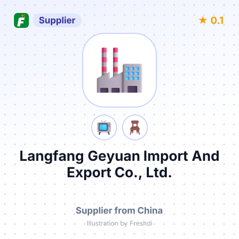 Langfang Geyuan Import And Export Co., Ltd. – summary card, no photo uploaded yet