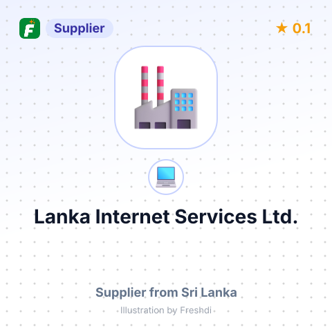 Lanka Internet Services Ltd. – summary card, no photo uploaded yet