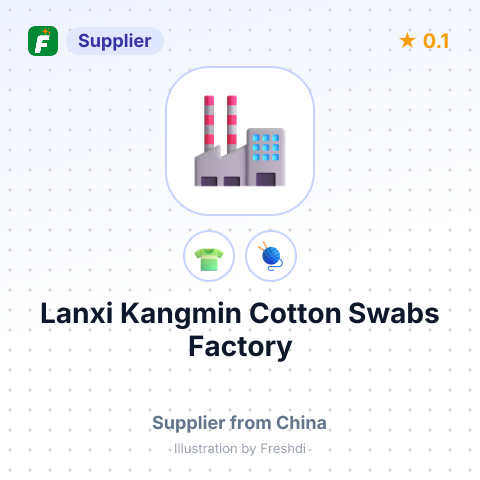 Lanxi Kangmin Cotton Swabs Factory – summary card, no photo uploaded yet